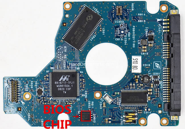 G002217A Harde Schijf PCB Elektronica Toshiba MK1246GSX