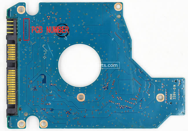 G002641A Harde Schijf PCB Elektronica Toshiba MK5059GSXW