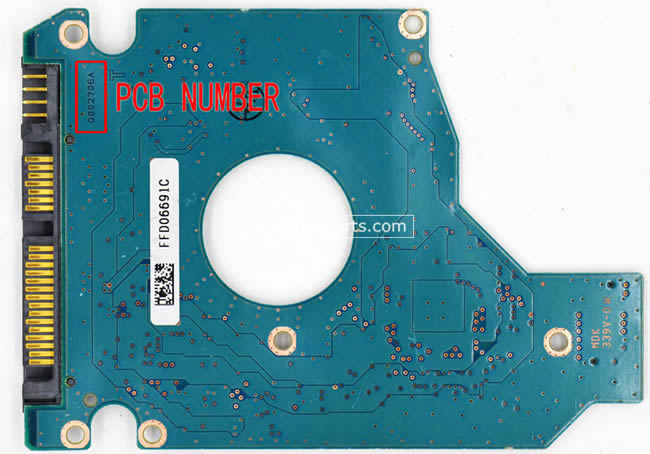 G002706A Harde Schijf PCB Elektronica Toshiba MK50650SXN