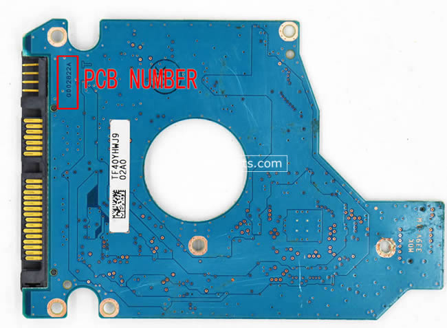 Toshiba MK5061GSY Harde Schijf PCB G002822A