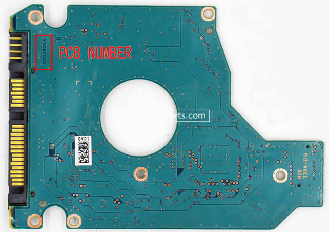 G002825A Toshiba Harde Schijf PCB Printplaat