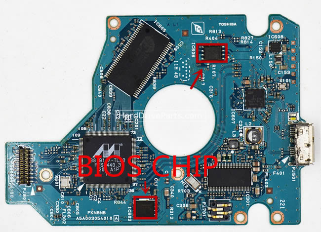 G003054A Toshiba Harde Schijf PCB Printplaat