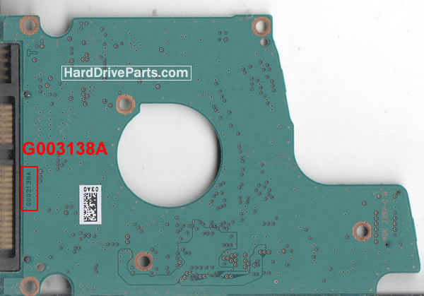 G003138A Toshiba Harde Schijf PCB Printplaat - Klik op de afbeelding om het venster te sluiten