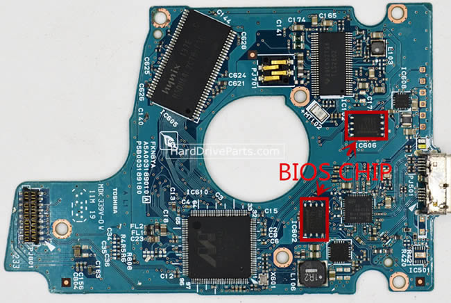 G003189A Toshiba Harde Schijf PCB Printplaat