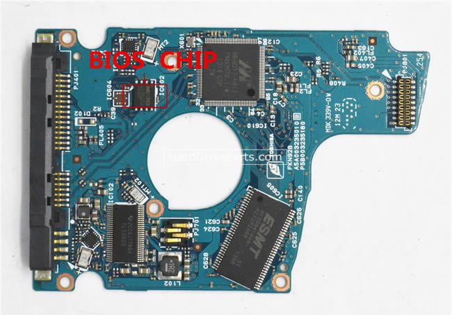 Toshiba MQ01ACF032 Harde Schijf PCB G003235B