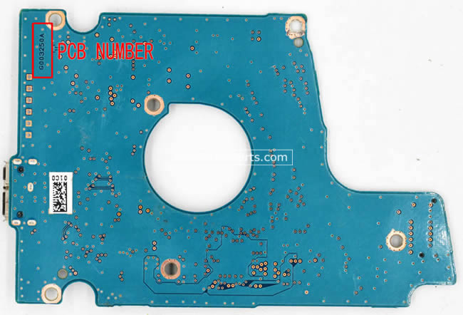 Toshiba MQ01UBD050 Harde Schijf PCB G003250A