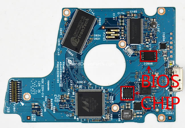 G003296A Toshiba Harde Schijf PCB Printplaat