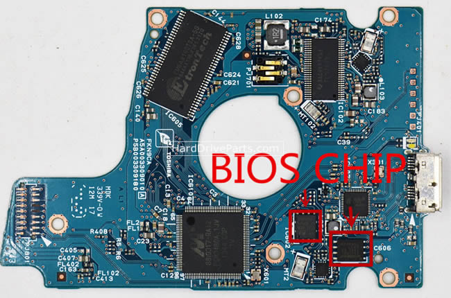 Toshiba MQ01UBB200 Harde Schijf PCB G003309A