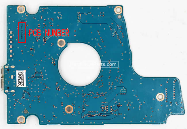 Toshiba MQ01UBB200 Harde Schijf PCB G003309A