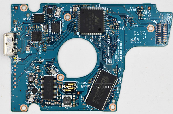 MQ01UBF050 Toshiba Harde Schijf PCB Printplaten G003309A