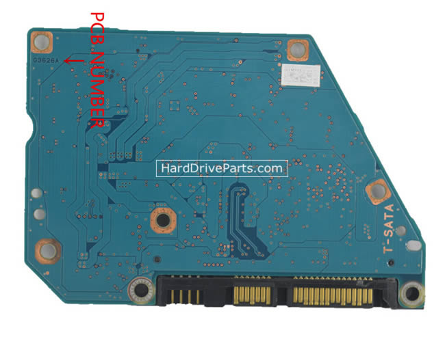 Toshiba MD04ACA300 Harde Schijf PCB G3626A