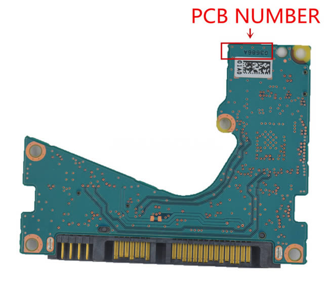 G3686A Toshiba Harde Schijf PCB Printplaat