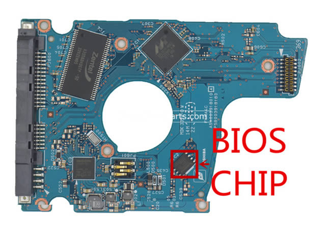 G3918A Printplaat Harde Schijf PCB Toshiba MQ03ABB200