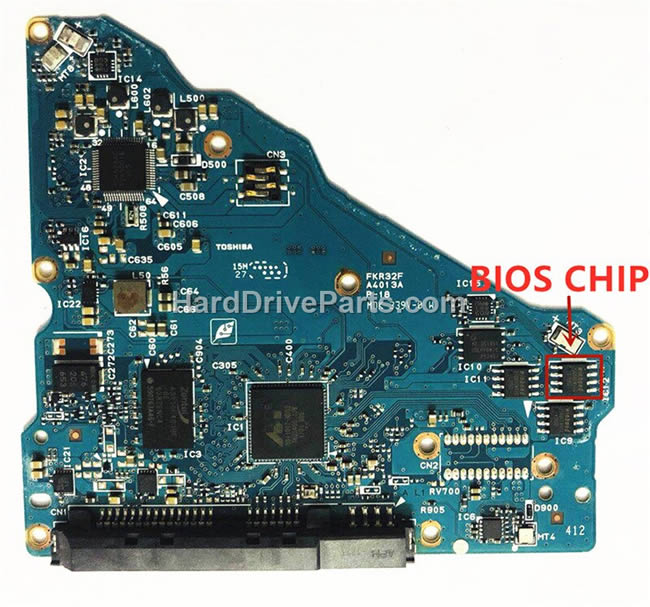 Toshiba HDWF180 Harde Schijf PCB G4013A