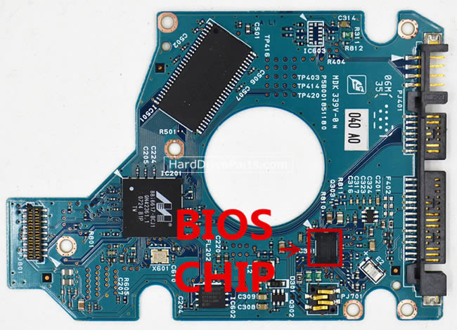 G5B001851000-A Harde Schijf PCB Elektronica Toshiba MK1237GSX