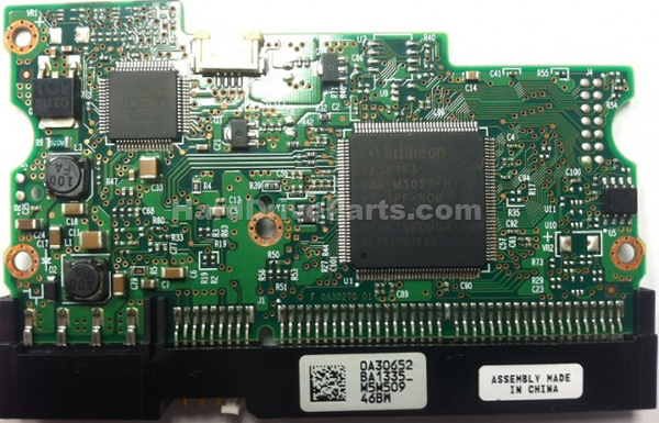 Hitachi HDS728080PLAT20 Harde Schijf PCB Elektronica 0A30153