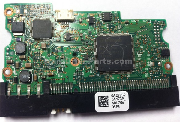 Hitachi HDT722525DLAT80 Harde Schijf PCB Elektronica 0A30164
