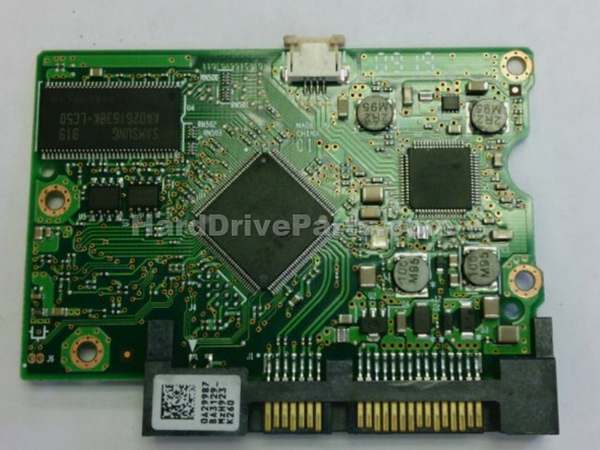 Hitachi HDT721075SLA360 Harde Schijf PCB Elektronica 0A58730