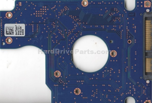 Hitachi HTS543225A7A384 Harde Schijf PCB Elektronica 0A75647