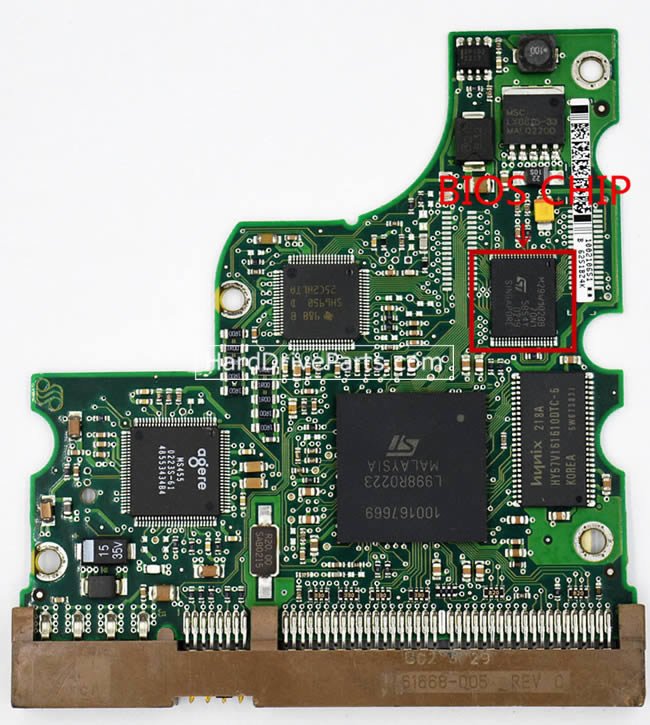 Seagate ST380021A Harde Schijf PCB Elektronica 100151017