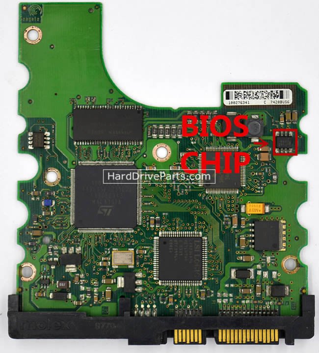 Seagate ST3160023AS Harde Schijf PCB Elektronica 100276340