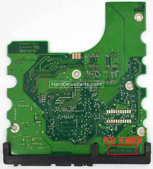 Seagate ST3160023AS Harde Schijf PCB Elektronica 100276340