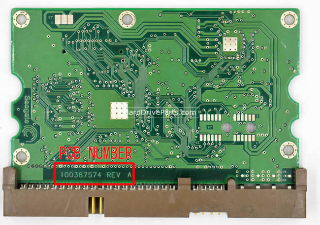 Seagate ST3250824AV Harde Schijf PCB Elektronica 100387574