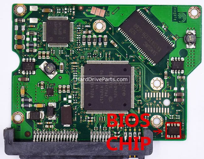 Seagate ST3160815AS Harde Schijf PCB Elektronica 100390920