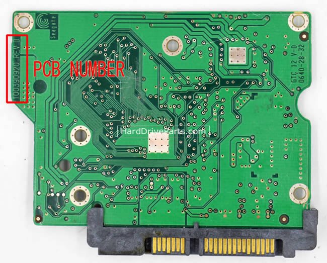 Seagate ST3160815AS Harde Schijf PCB Elektronica 100390920
