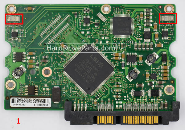 Seagate STM3500630AS Harde Schijf PCB Elektronica 100406533