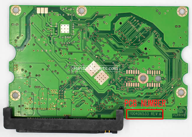 Seagate STM3500630AS Harde Schijf PCB Elektronica 100406533