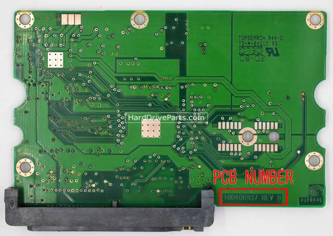 Seagate ST3250820SV Harde Schijf PCB Elektronica 100406937