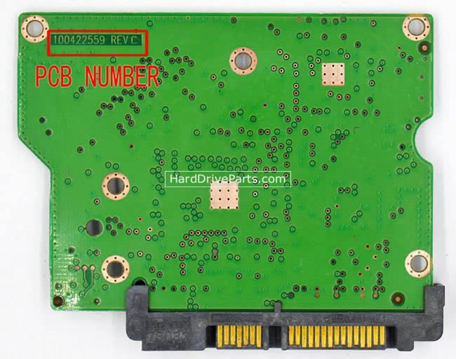 Seagate ST3160215SCE Harde Schijf PCB Elektronica 100422559