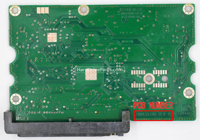 Seagate ST3500631NS Harde Schijf PCB Elektronica 100435196