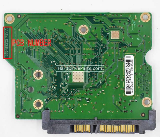 Seagate ST3250310SV Harde Schijf PCB Elektronica 100468303