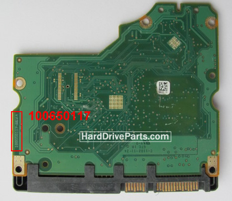 Seagate ST31000524AS Harde Schijf PCB Elektronica 100650117