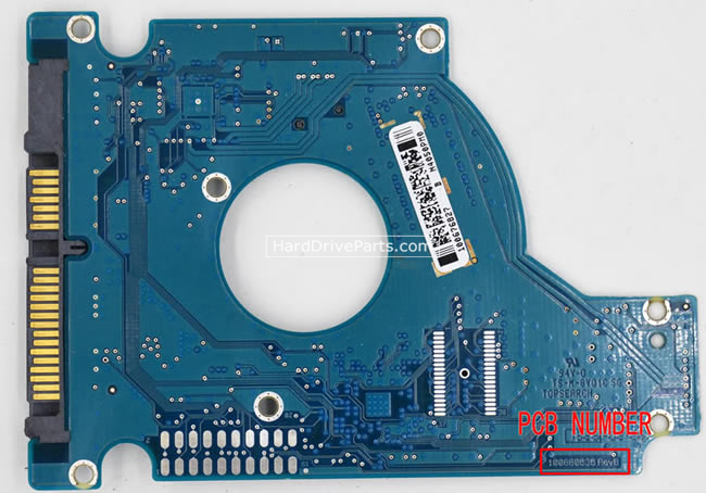 Seagate ST9320328CS Harde Schijf PCB Elektronica 100660535