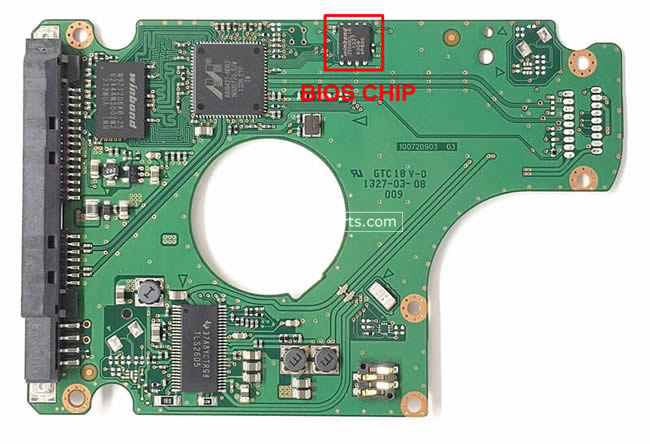 Seagate ST750LM022 Harde Schijf PCB Elektronica 100720903