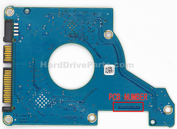 Seagate Harde Schijf PCB Elektronica 100722214