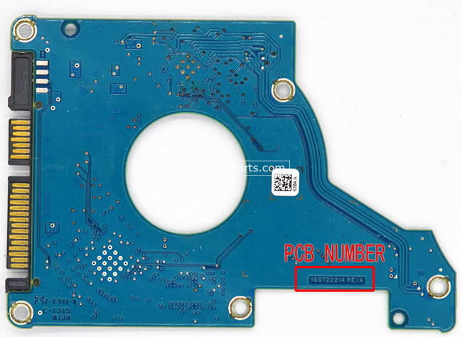 Seagate Harde Schijf PCB Elektronica 100722214