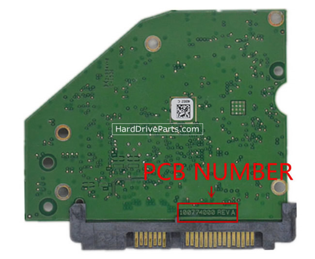 Seagate ST1000DM010 Harde Schijf PCB Elektronica 100774000