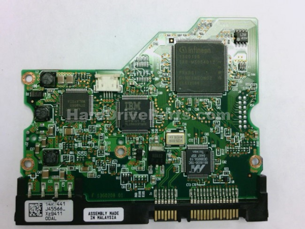 Hitachi HDS722525VLSA80 Harde Schijf PCB Elektronica 14R9441