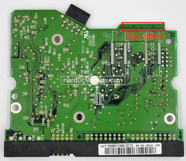 WD WD1200JB Harde Schijf PCB Elektronica 2060-701265-001