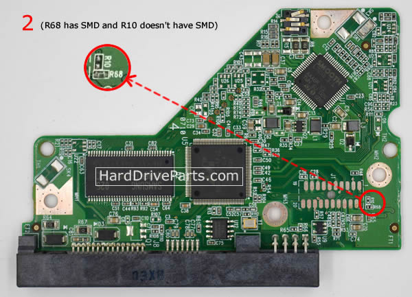 WD WD6401AALS Harde Schijf PCB Elektronica 2060-701640-002