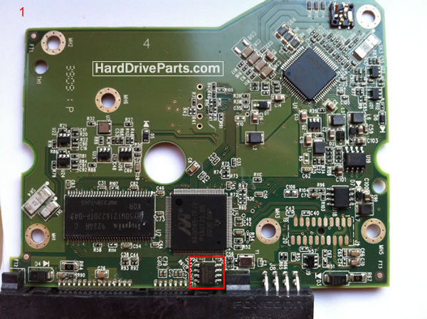 WD WD2003FYYS Harde Schijf PCB Elektronica 2060-771624-001