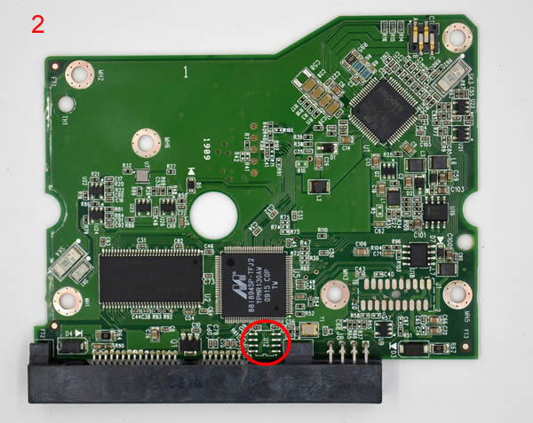 WD WD2003FYYS Harde Schijf PCB Elektronica 2060-771624-001