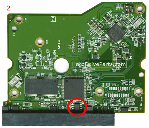 WD WD2001FASS Harde Schijf PCB Elektronica 2060-771642-000