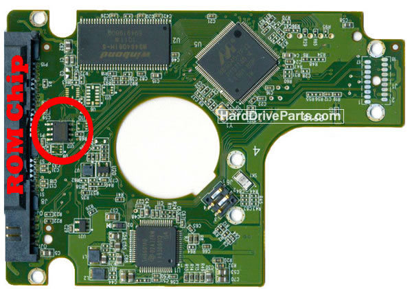 WD WD3200BVVT Harde Schijf PCB Elektronica 2060-771672-004