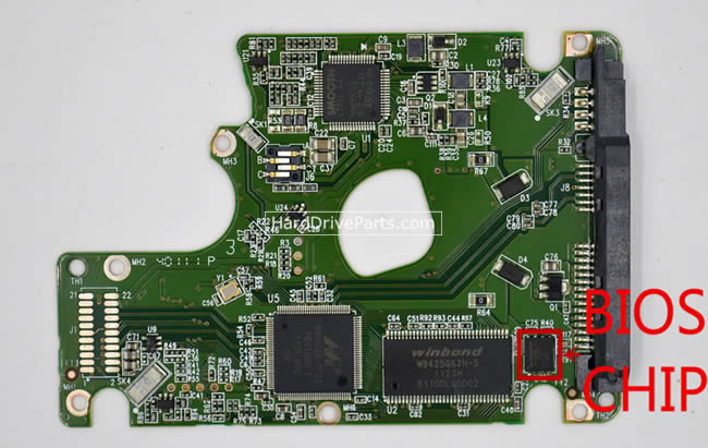 WD WD1600HLHX-75JJPV0 Harde Schijf PCB Elektronica 2060-771696-004