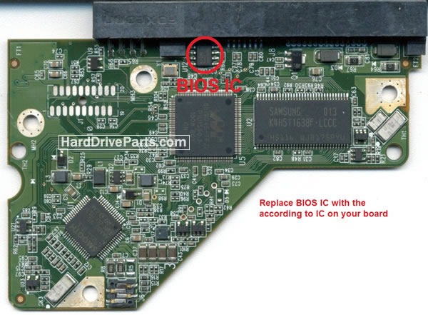 WD WD1003FBYZ Harde Schijf PCB Elektronica 2060-771702-001